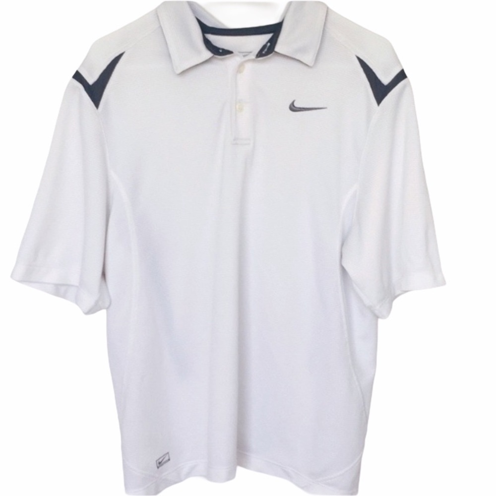 Nike Performance Polo Short Sleeve Shirt White S
